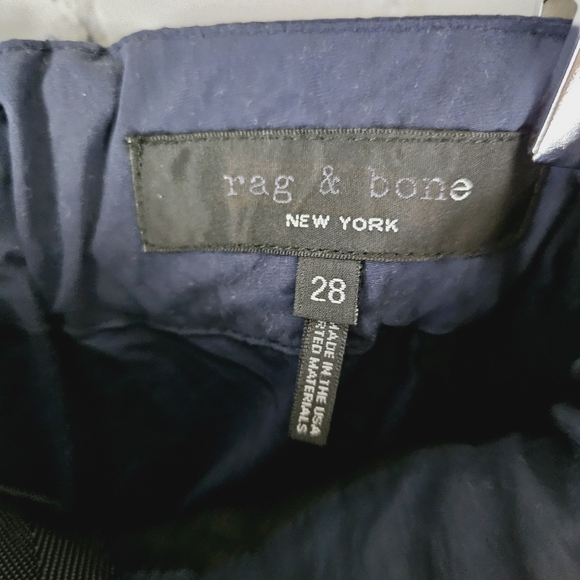 RAG & BONE | Drake navy belted nylon pants - Picture 6 of 10